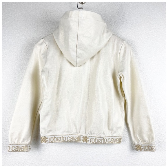 Roberto‎ Cavalli Girl's Gold Track Suit Size 7 - Picture 2 of 15